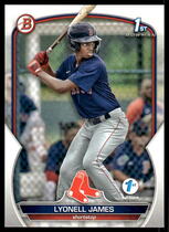 2023 Bowman 1st Edition #BPPF-118 Lyonell James