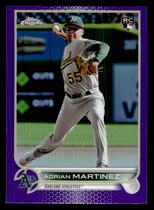 2022 Topps Chrome Update Purple Refractor #USC99 Adrian Martinez