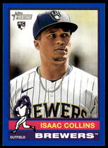 2025 Topps Heritage Dark Blue Border #78 Isaac Collins