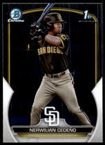2023 Bowman Chrome Prospects #BCP-81 Nerwilian Cedeno