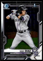 2021 Bowman Chrome Prospects #BCP-33 Eddy Diaz