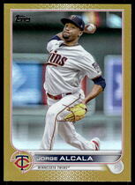 2022 Topps Update Gold Foil #US201 Jorge Alcala