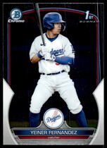 2023 Bowman Chrome Prospects #BCP-138 Yeiner Fernandez