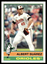 2025 Topps Heritage Chrome #414 Albert Suarez