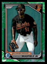 2024 Bowman Chrome Prospects Lunar Glow Refractor #BCP-149 Enrique Bradfield Jr.