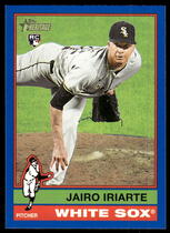 2025 Topps Heritage Dark Blue Border #385 Jairo Iriarte