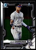 2021 Bowman Chrome Prospects #BCP-161 Julio Carreras