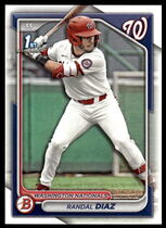 2024 Bowman Draft #BD-199 Randal Diaz
