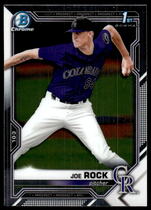 2021 Bowman Chrome Draft #BDC-154 Joe Rock