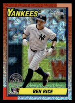 2025 Topps 1990 Topps Silver Pack #T90C-86 Ben Rice