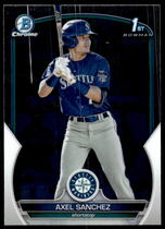 2023 Bowman Chrome Prospects #BCP-73 Axel Sanchez