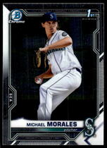 2021 Bowman Chrome Draft #BDC-160 Michael Morales
