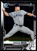2021 Bowman Chrome Draft #BDC-118 Brendan Beck