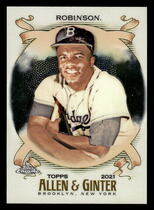 2021 Topps Chrome Allen & Ginter #36 Jackie Robinson