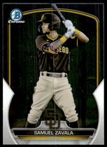 2023 Bowman Chrome Prospects #BCP-75 Samuel Zavala