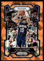 2023 Panini Prizm Orange Ice Prizm #244 Jose Alvarado