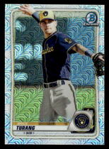 2020 Bowman Chrome Mega Box (Mojo Refractor) #BCP-35 Brice Turang