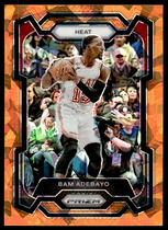 2023 Panini Prizm Orange Ice Prizm #66 Bam Adebayo