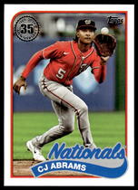 2024 Topps 1989 Topps Series 2 #89B2-44 Cj Abrams