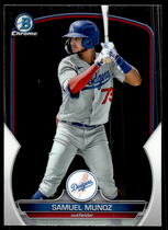2023 Bowman Chrome Prospects #BCP-80 Samuel Munoz