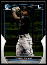 2023 Bowman Chrome Prospects #BCP-72 Yoffry Solano