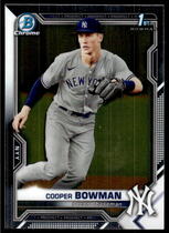 2021 Bowman Chrome Draft #BDC-87 Cooper Bowman