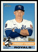 2025 Topps Heritage Chrome #466 Freddy Fermin