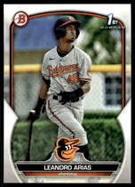 2023 Bowman Prospects #BP-84 Leandro Arias