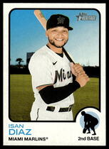 2022 Topps Heritage #451 Isan Diaz