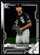 2021 Bowman Chrome Prospects #BCP-74 Matthew Thompson