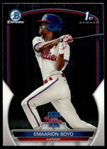 2023 Bowman Chrome Prospects #BCP-128 Emaarion Boyd