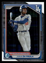 2024 Bowman Chrome Prospects #BCP-12 Josue De Paula