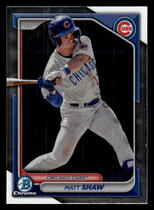 2024 Bowman Chrome Prospects #BCP-30 Matt Shaw