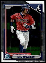 2024 Bowman Chrome Prospects #BCP-130 Sabin Ceballos