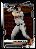 2021 Bowman Chrome Draft #BDC-80 John Rhodes