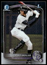 2025 Bowman Chrome Prospects #BCP-20 Ashly Andujar