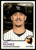 2022 Topps Heritage #468 Dom Nunez