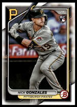 2024 Bowman Base Set #62 Nick Gonzales