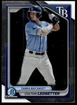 2024 Bowman Chrome Prospects #BCP-124 Colton Ledbetter