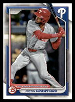 2024 Bowman Prospects #BP-17 Justin Crawford