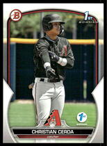 2023 Bowman 1st Edition #BPPF-56 Christian Cerda