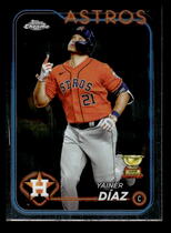 2024 Topps Chrome #203 Yainer Diaz