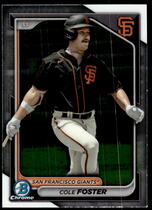 2024 Bowman Chrome Prospects #BCP-83 Cole Foster