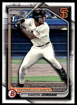 2024 Bowman Draft #BD-71 Dakota Jordan