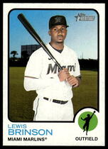 2022 Topps Heritage #39 Lewis Brinson
