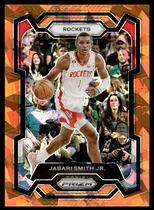 2023 Panini Prizm Orange Ice Prizm #49 Jabari Smith Jr.