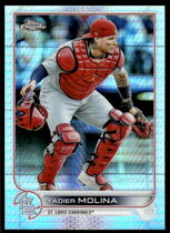 2022 Topps Chrome Prism Refractor #93 Yadier Molina