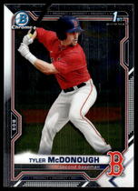 2021 Bowman Chrome Draft #BDC-3 Tyler Mcdonough