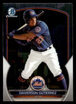2023 Bowman Chrome Draft #BDC-127 Daiverson Gutierrez