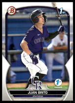 2023 Bowman 1st Edition #BPPF-77 Juan Brito